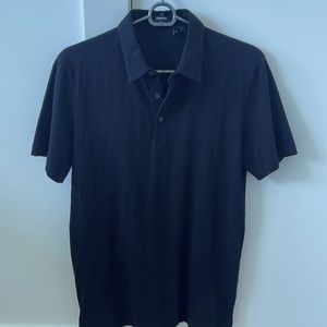 Theory Mens Black Polo (Size: XS)